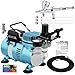 thumbnail image 3 of Master Airbrush Cool Runner II Dual Fan Air Compressor System Kit with a G444 Fine Detail Control Gravity Feed Dual-Action Airbrush Pro Set with 0.2, 0.3, 0.5 mm Tips, How-To Guide - Hobby, Auto, Cake, 3 of 4