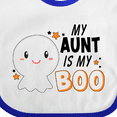 thumbnail image 4 of Inktastic My Aunt is My Boo with Cute Ghost Boys or Girls Baby Bib, 4 of 4