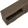 thumbnail image 5 of Clive Mid-Century Modern 72" Dresser in Walnut Brown and Gold (6-Drawer), 5 of 7