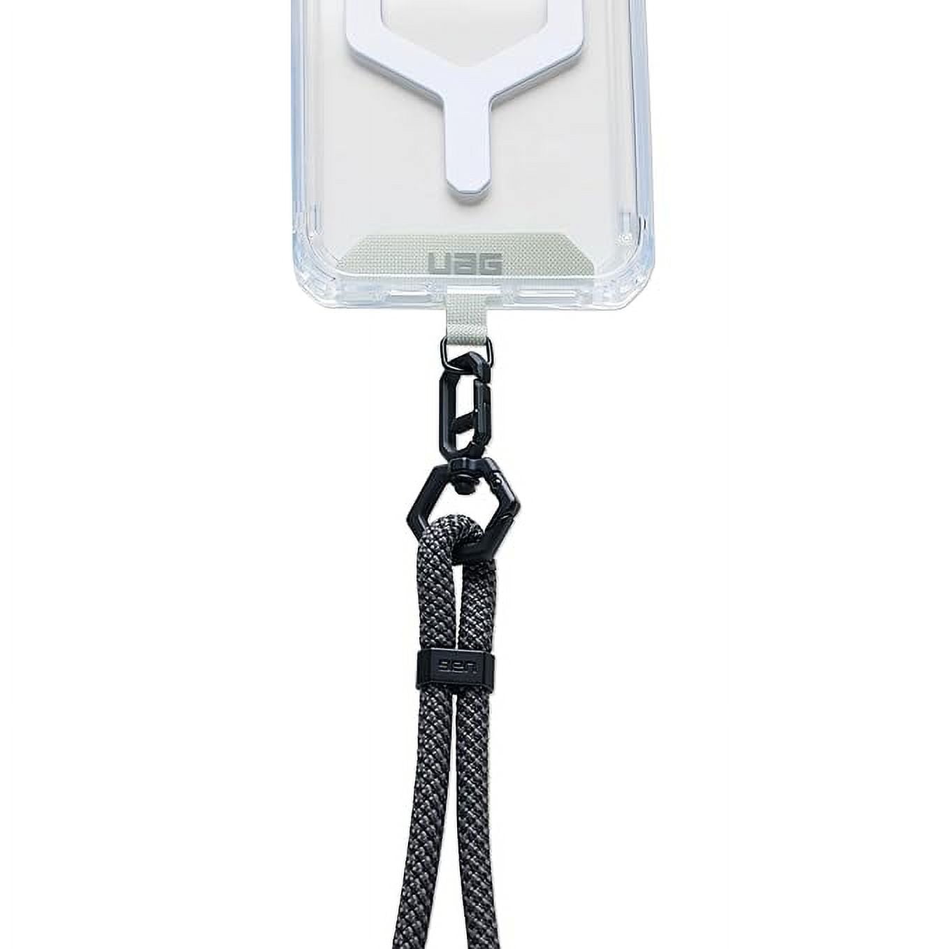 UAG Phone Lanyard Wrist Strap 7mm Adjustable Paracord Wrist Lanyard for iPhone Cases Civilian Graphite/Black