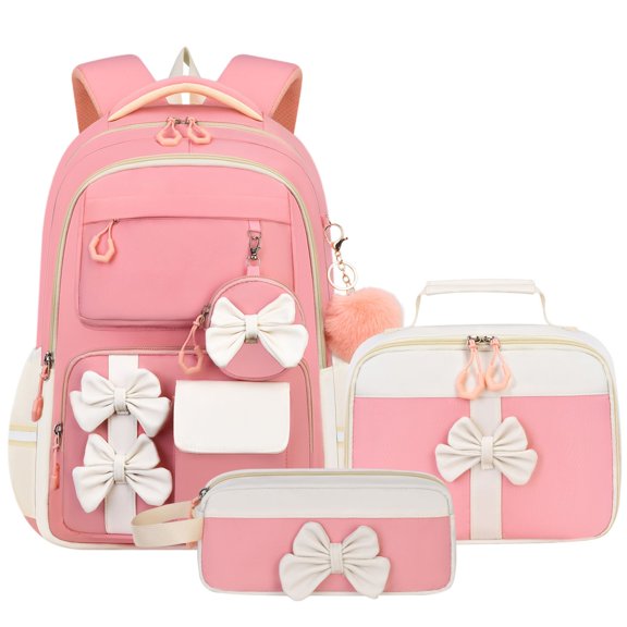 Cute Bow Knot Backpack For Everyday Use Large Capacity Lightweight For Students And Back To School Backpack