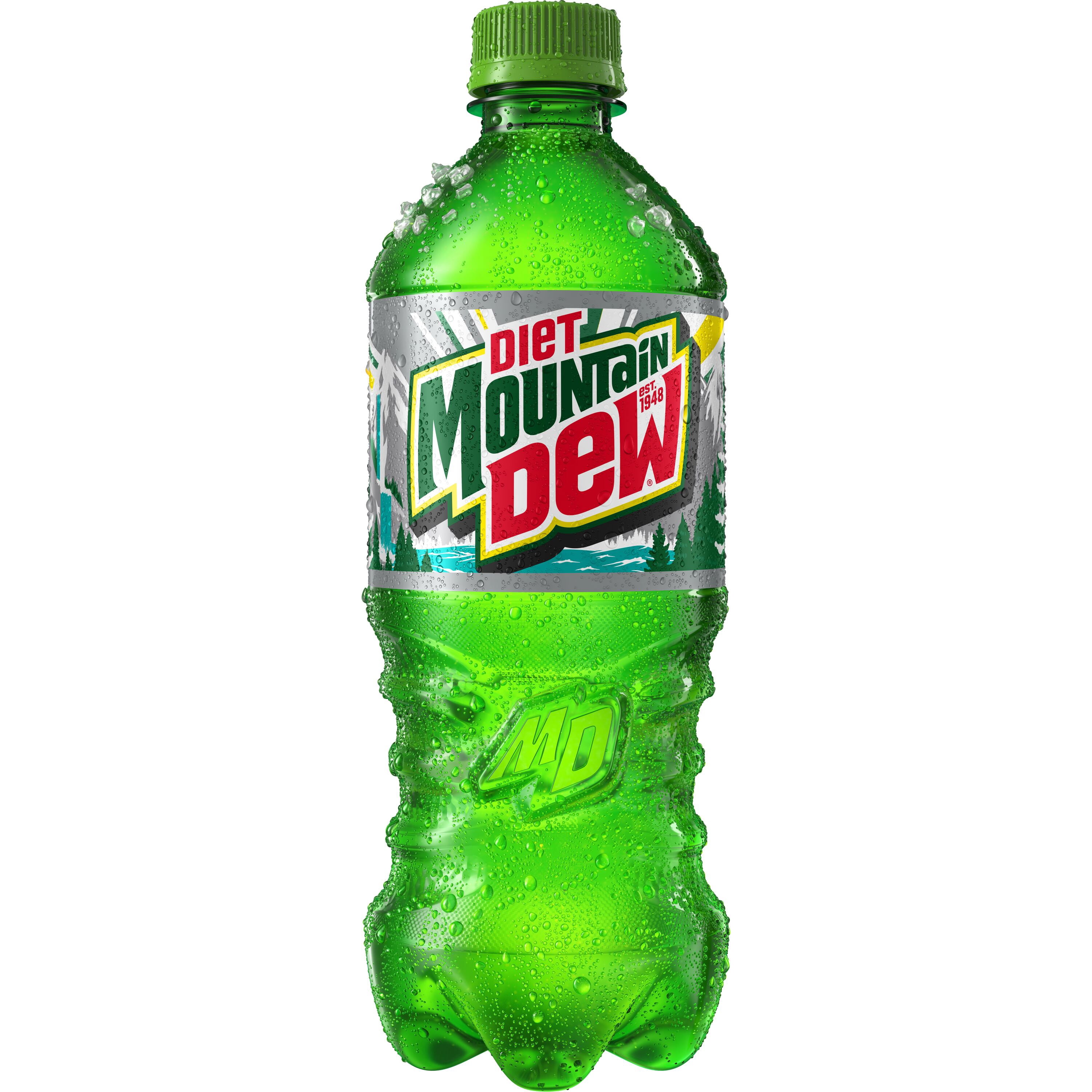 (2 pack) Diet Mountain Dew Citrus Soda Pop, 20 oz Bottle