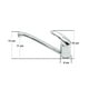 thumbnail image 3 of Monomando Fregadero Alfa Tarja Cocina Cuello 27 Cm, 3 of 4