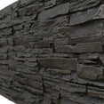 thumbnail image 5 of Ekena Millwork 45 3/4"W x 24 1/2"H x 1 1/4"D Canyon Ridge Stacked Stone, EverStone Faux Stone Siding Panel, River Moss, 5 of 11