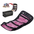 thumbnail image 4 of Makeup Box, Small Size Toiletry Bag, Large Capacity Stylish  For Women Perfect Gift For Girls Storage Organizer Black, 4 of 8