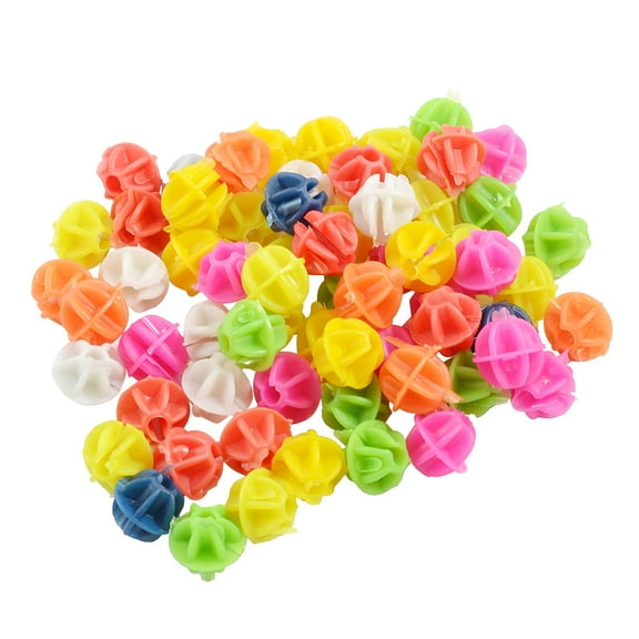 Unique Bargains 94 Pcs Bike Bicycle Spoke Colorful 0.55" Dia Plastic Beads Decor