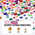 thumbnail image 4 of 24000Pcs Silver Rhinestone Kit, Resin Rhinestones for Crafting, Multi-colored Flatback Rhinestones, Non-Hotfix Gems For Crafting, Clear Rhinestone For Nails, Mini Bows For Crafts, 2/3/4/5/6mm, 4 of 7