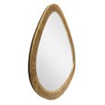 thumbnail image 3 of Mirrorize Canada 30x38 Brown Rattan Irregular Mirror, 3 of 5