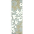 thumbnail image 3 of SAFAVIEH Soho Aaron Abstract Floral Wool Area Rug, Blue/Multi, 2' x 3', 3 of 6