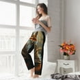 thumbnail image 3 of Fotbe Streamside Meditating Fox Women's Pajama Pants,Sleepwear Pants,Pj Bottoms Drawstring And Pockets-Large, 3 of 7