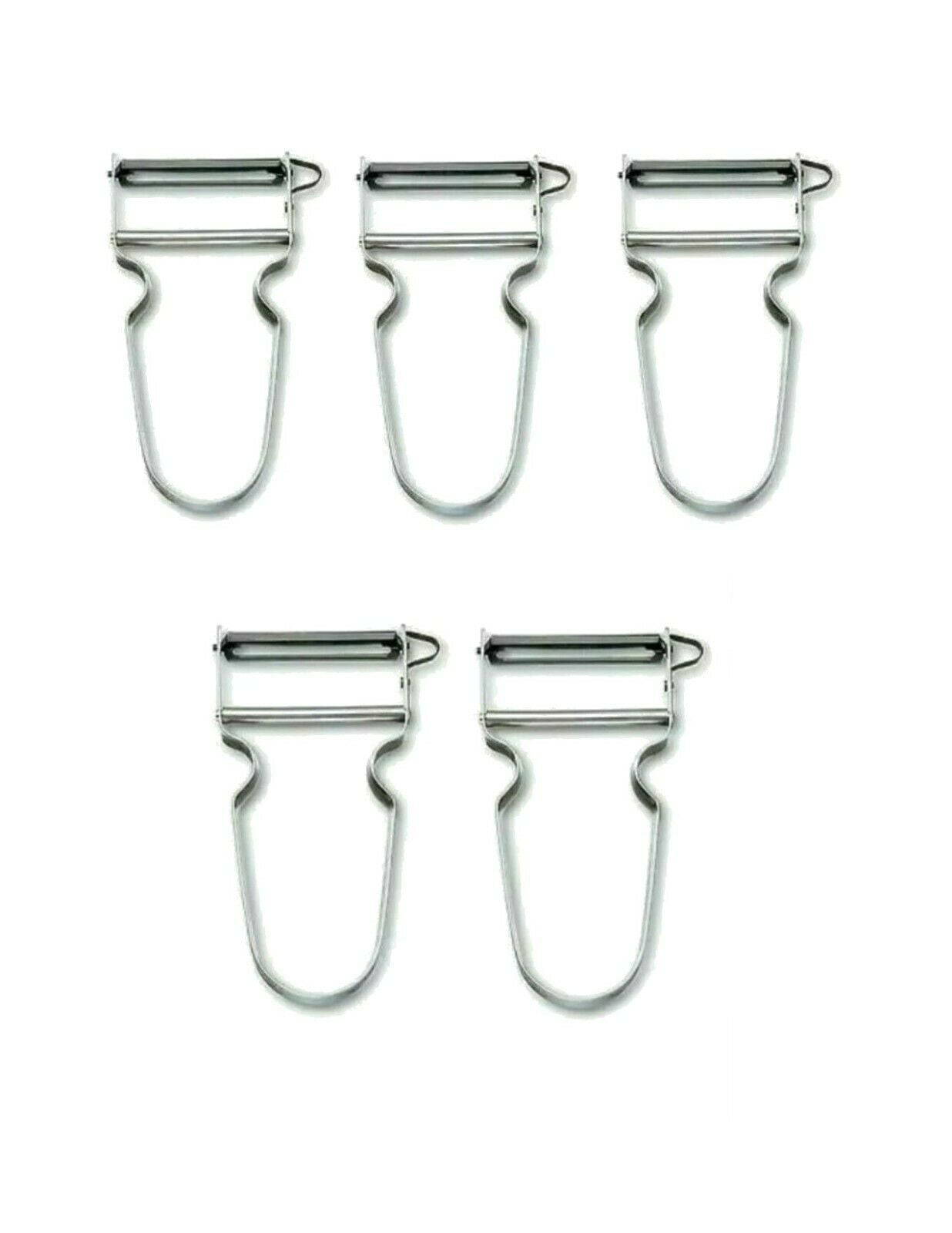ZENA SWISS Star Stainless Steel Fruit And Vegetable Peeler Swiss Made-Pack Of 6 