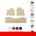 thumbnail image 2 of Ikon Motorsports Floor Mats Fits 2017-2024 Honda Ridgeline Beige Nylon OEM Fitment Style Front & Rear Floor Mats Anti-slip Carpets Replacement 3PCS, 2 of 9