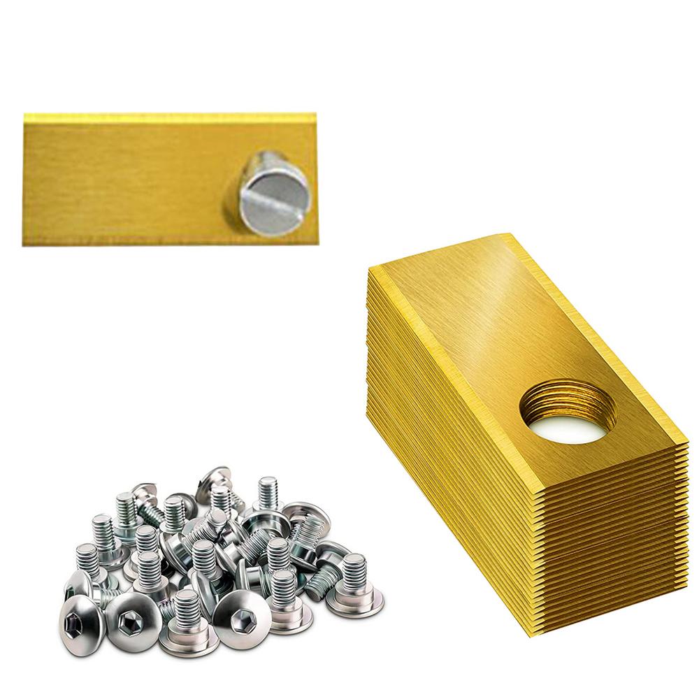 Laideyi Mower Replacement Blades Titanium Coating Stainless Steel Lawn