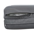 thumbnail image 7 of Williamspace Ergonomic Iron Outdoor Comfy Sunbed with Curtains and Cushion, Gray, 7 of 7