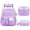 Purple, variant on AoDai Bows Girl Schoolbag Set - Lightweight Back Protector for Primary Schoolers - Double Shoulder Bag with Large Capacity for Children - Includes Lunch Bag and Pen Case