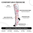 thumbnail image 2 of Rateoe Cute Sheep Compression Socks for Women and Men 20-30mmHg-Circulation Support Socks Knee High Nurse Pregnant Running Medical and Travel Athletic, 2 of 7