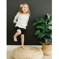 thumbnail image 6 of Girls' Value Pack Solid Cotton Bike Shorts (Pack of 3) - Sizes 2-16, 6 of 7