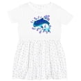 thumbnail image 3 of Inktastic Cute Whale Shark Girls Toddler Dress, 3 of 5
