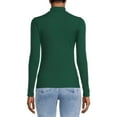 thumbnail image 3 of No Boundaries Women's Juniors Long Sleeve Mock Neck Top, Sizes XS-3XL, 3 of 5