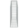 thumbnail image 4 of vidaXL Gabion Basket Silver Galvanized Iron Medium Durable, 4 of 5
