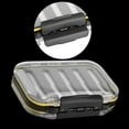 thumbnail image 4 of Cheers.US Fishing Lure Box Lightweight Pocket Size Practical Waterproof Double-sides Tackle Grid Storage Organizer Box for Salt Water Flies for Fishing Lure/Hook Beads Earring Container Tool, 4 of 7