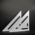 thumbnail image 1 of Leadingstar Multifonction Épaissir Aluminun Alliage 45 Degrés Règle Triangulaire, 1 of 7