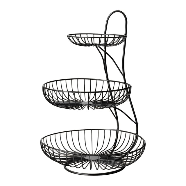 zhangmingg Sturdy Metal Countertop Organizer for Kitchen Pantry Display and Efficient Food Storage Rack