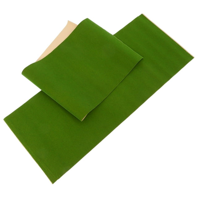TEHAUX 2 Pcs Gazon en Papier Vert pour Décoration de Bureau à Domicile et Affichage de Modèle de Football