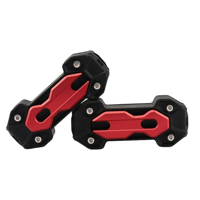 fastboy Durable et Élégant Moto 22MM-25mm Pare-Chocs Protection de la Barre Rend Déclaration Facile à Installer 1Set Rouge