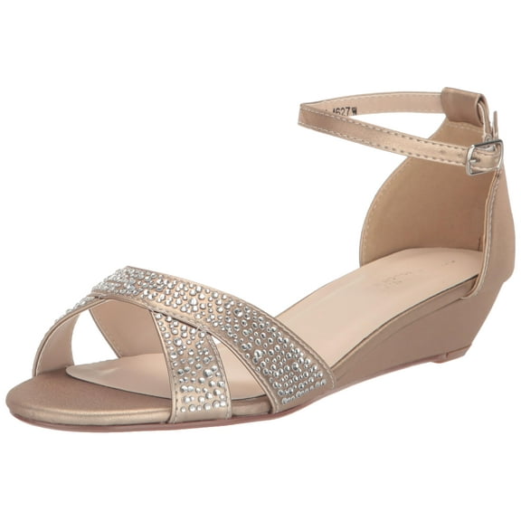 Touch Ups Women's Iris Platform, Champagne, 8.5 Wide