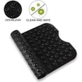 thumbnail image 7 of Sanmadrola 2 Pack Bath Mat Extra Large 40 x 16 Inch Non Slip Bathtub Shower Mat Extra Long Bathroom Mats for Tub Nonslip Anti Slip Bathmats Black, 7 of 7