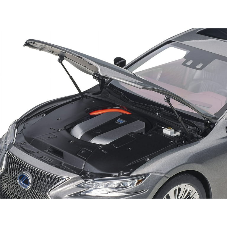 Diecast Lexus LS500h Manganese Luster Gray Metallic with