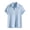 BZ26_Light Blue, variant on Lumtrix Mens Polo Shirt Texture Knitted Button Dpwn T-Shirt Casual Short Sleeve Summer Vacation Golf Shirts Beige 2XL
