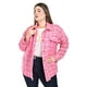 thumbnail image 2 of Sobrecamisa de cuadros Roman Fashion /Tallas Extras, 14386 (Fiusha) fucsia 38, 2 of 7