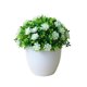 thumbnail image 4 of Plantas artificiales falsas modernas con decoración de de blanco Sunnimix florero flores de imitación en maceta, 4 of 6
