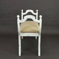 thumbnail image 2 of Wayborn Dmax White and Brown Harlow Bench 30.5″L X 16″W X 30″H, 2 of 5