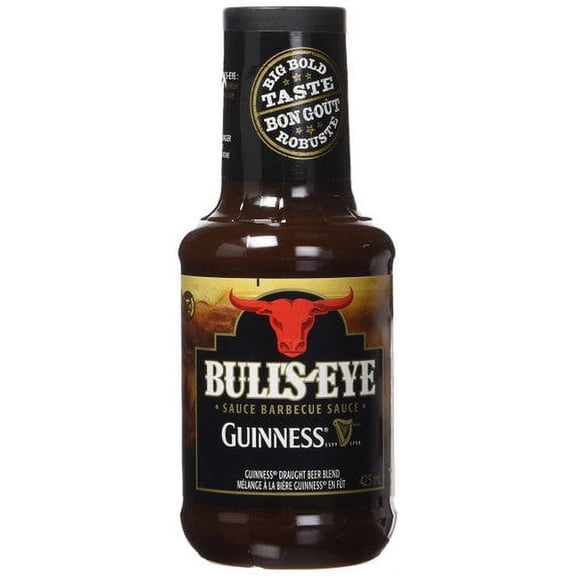 BULL'S-EYE GUINNESS Beer Blend BBQ Sauce, 425ml/14 oz
