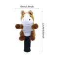 thumbnail image 3 of Fall Decor Club Head Cover for Wood Driver Funny Anti Scratch Knitted Comfortable Head Brown Cow, 3 of 4