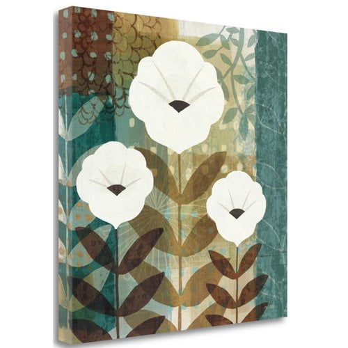 Tangletown Art, 24 x 24 "Floral Dream I WAG " by Michael Mullan, Gallery Wrap Ca