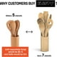 thumbnail image 2 of Utensilios De Cocina Juego De Utensilios De Cocina De Bambú Con Soporte seitruly HA022379-00, 2 of 6