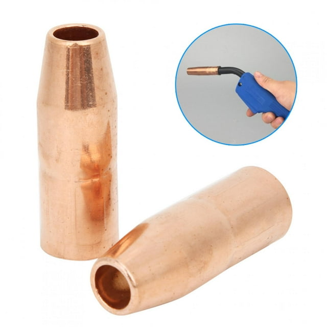 Boquilla De Pistola De Soldar MIG, 2 Uds., 169726, Consumibles De 5/8 Pulgadas, Proceso De Mecanizado Cnc De Precisión De Cobre