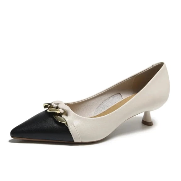 French Pointed Toe Stiletto High Heels for Women