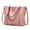 Pink, variant on Hobo Bag for Women Leather Shoulder Tote Handbag Fashion Crossbody Top Handle Satchel Purse Coffee