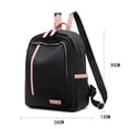thumbnail image 3 of TIEVOSA Cloth Backpack Large Capacity Korean Version High School Student Backpack Casual Travel Fashionable Lightweight Backpack Women's Bag Trend, 3 of 9