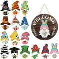 thumbnail image 1 of Señal Bienvenida Intercambiable Halloween Con Sombreros Magnéticos (A), 1 of 9