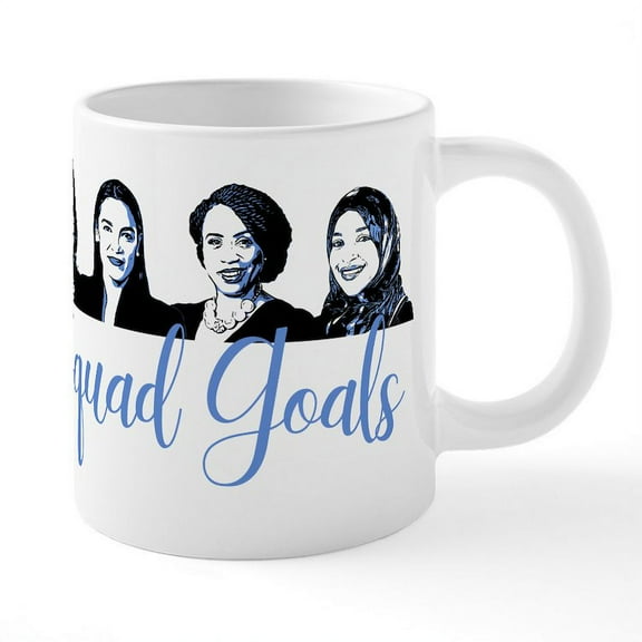 CafePress - Squad Goals - 20 Oz White Ceramic Mega Mug
