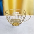 thumbnail image 3 of Plato de fruta de hierro sin asiento de café redondo de alambre de hierro creativo, pulverización de plástico, galvanoplastia, adornos de hierro dorado, 3 of 6
