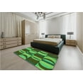 thumbnail image 4 of Ahgly Company Indoor Rectangle Patterned Dark Forest Green Area Rugs, 7' x 9', 4 of 6