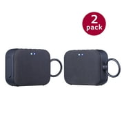 LG XBOOM Go P2 Double Pack Portable Wireless Bluetooth Speaker with Microphone - Black, Small
