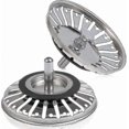 thumbnail image 1 of 2pcs Sink Strainer, Stainless Steel Kitchen Sink Stopper Strainer, Hole Sink Sto - chuan, 1 of 5